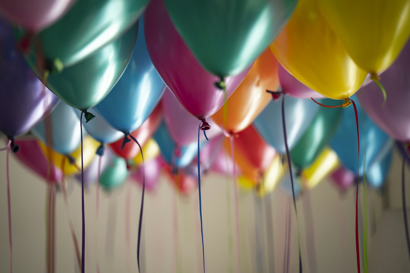Feestelijke ballonnen voor een babyshower